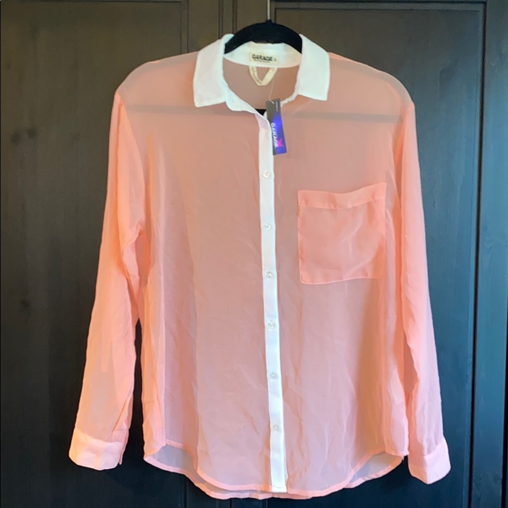 NWT Sheer Blouse